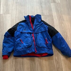 Men's Columbia Radial Sleeve XL Ski Jacket with Detachable Red Jacket